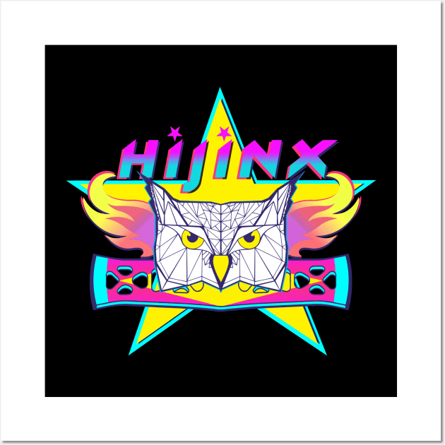 HiJinx logo for BattleBots World Championship V Wall Art by Offbeat Robotics